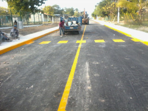construccion de avenida